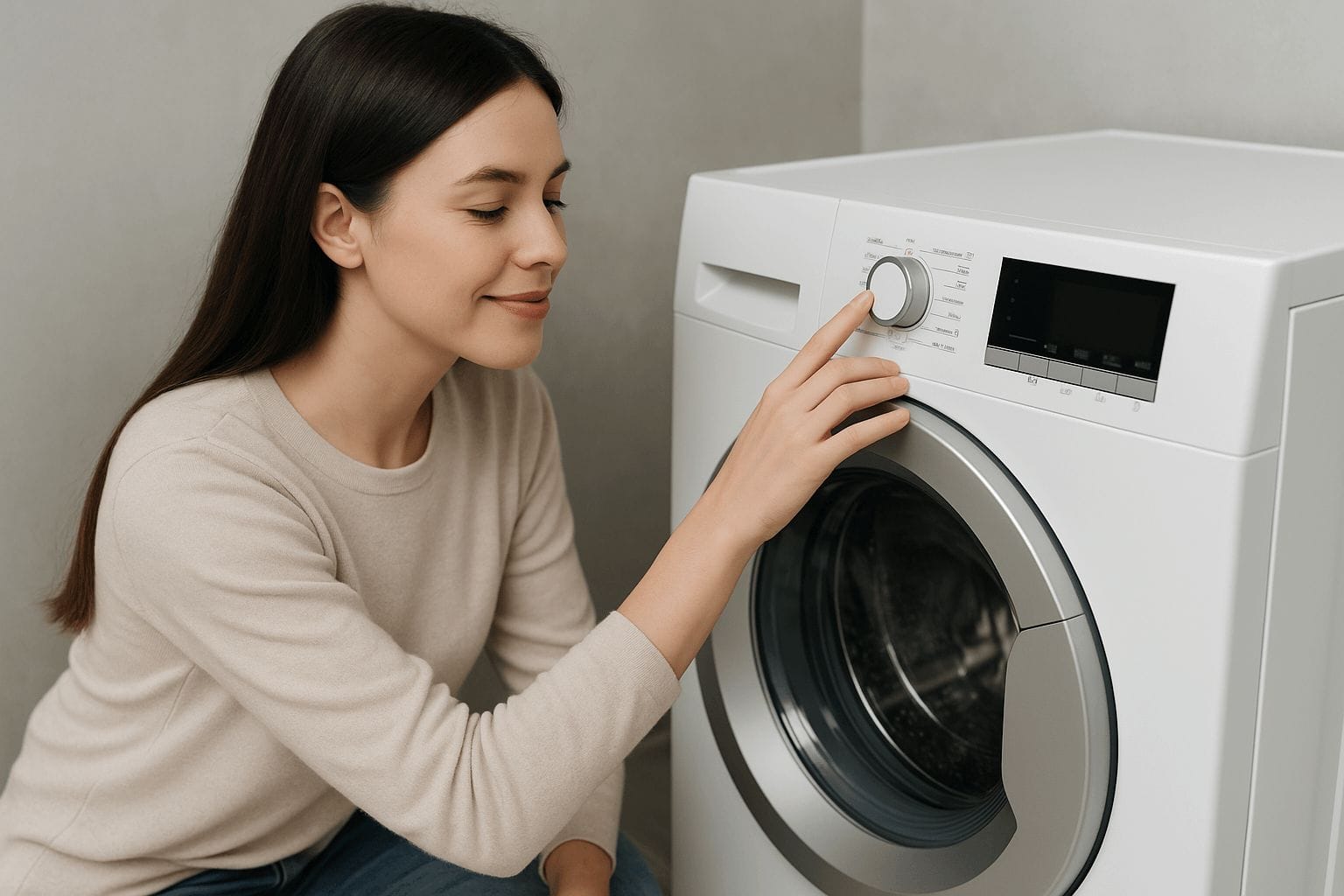Utilisation d'une machine à laver domestique