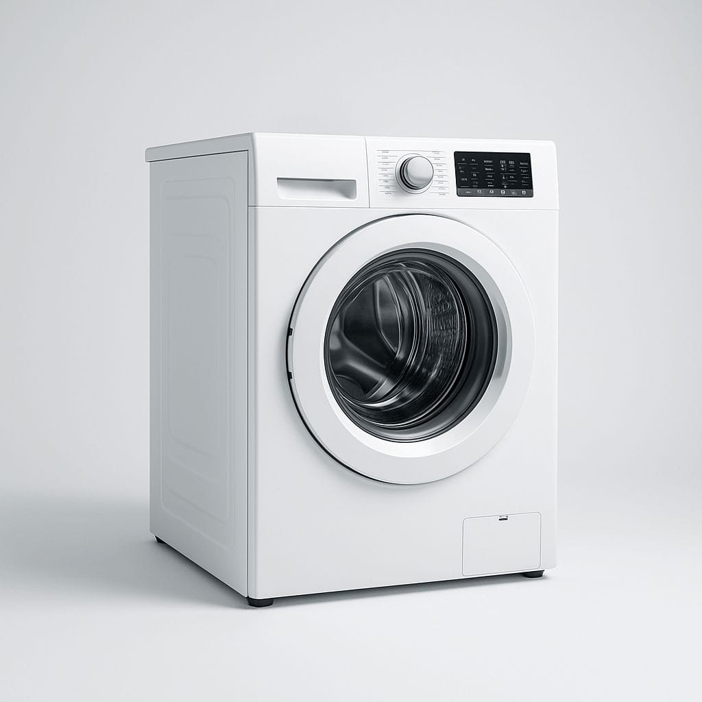 UN machine a laver couleur blanc